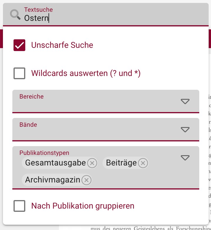 Suchformular