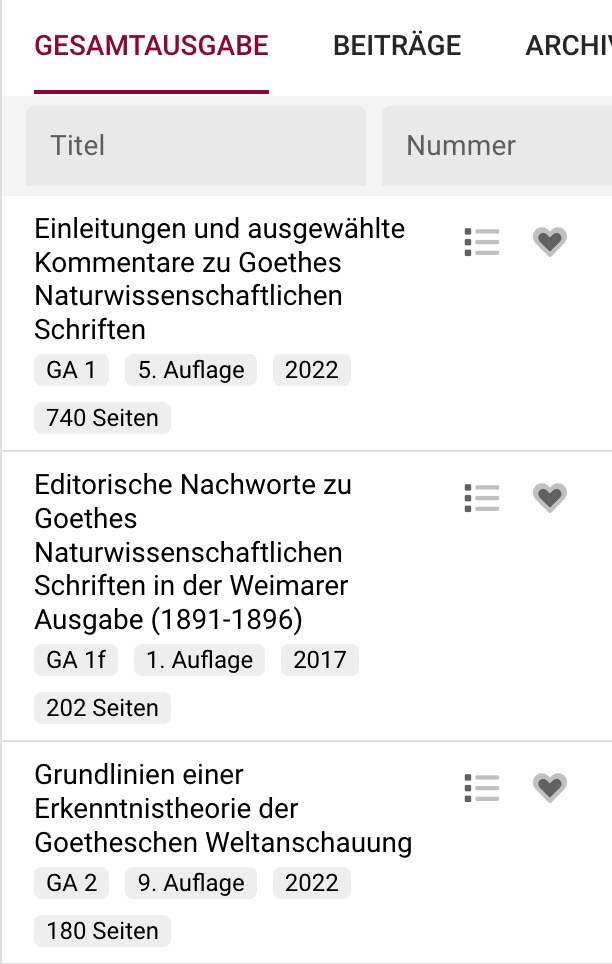 Titelliste