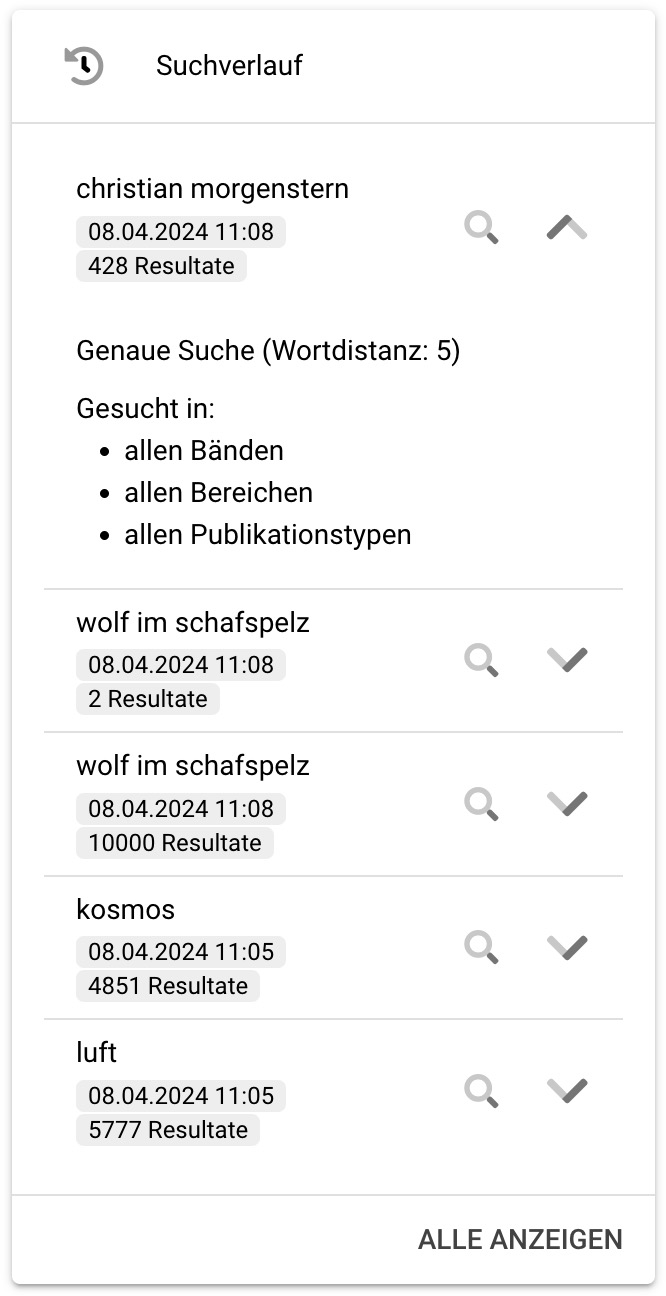 Suchverlauf