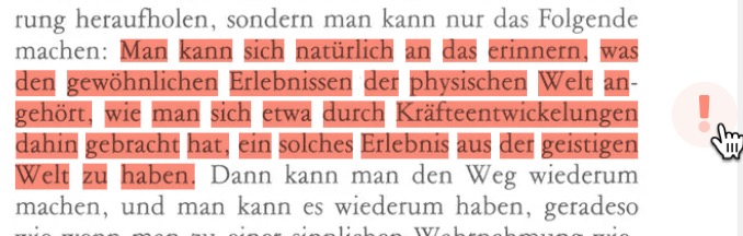 Fehler-Markierung